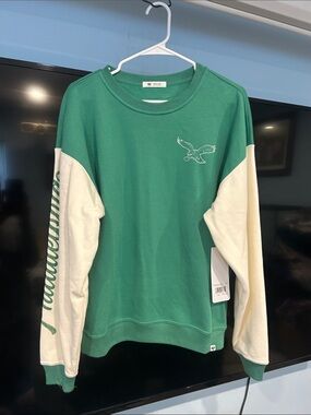 Marshall Artist Green & Cream Pullover Sweatshirt